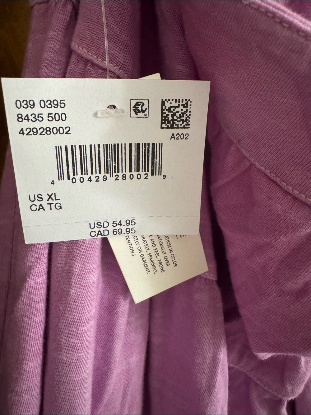 Sunchaser American Eagle Sleeveless Tie-Strap Tiered Maxi Dress in Pink Lavender - Picture 3 of 3